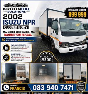 2002 Isuzu NPR Closed Body