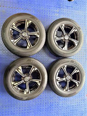 14 INCH VW POLO (DEMO SET) DESIGN RIM SET PLUS TYRES