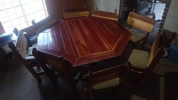 Dining room table and chairs