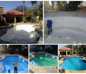 Swimming pools lapas thatch paving carports wood decking concrete pools