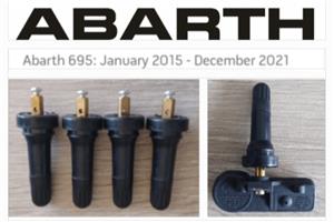 Fiat Arbarth 695 TPMS tyre pressure monitor sensors and valves 