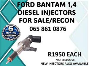 FORD BANTAM 1,4 DIESEL INJECTORS FOR SALE . RECON WITH WARRANTY RUSTENBURG