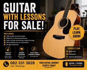 Guitar with Lessons