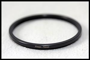 77mm - 72mm Step-down Filter Adapter