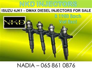 Isuzu 4JK1 DMAX diesel injectors for sale