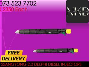 Ssangyong 2.0 Delphi Diesel injectors 