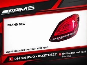 New Mercedes W205 Right Rear Tail Light (Blue Plug)