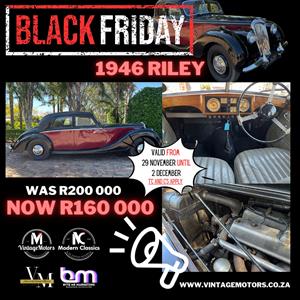  Vintage Motors Presents the 1946 Riley