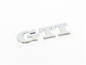 GTi Chrome Sticker Badge