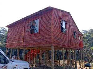 AD log house for sale