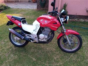 Honda cbx 250. Twister. Frame re engineered to suit 5 foot rider.