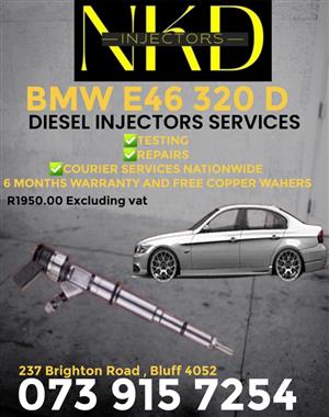  BMW E46 320 D PEACE OF MIND GUARANTEED INJECTORS 