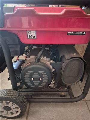 Red Rhino 7.5kva electric start  generator