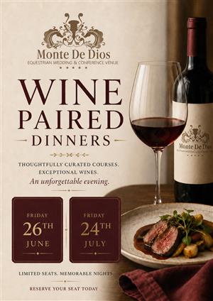 Wine Pairing at Monte De Dios 