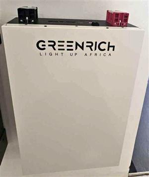 5.1kwh Greenrich lithium ion battery