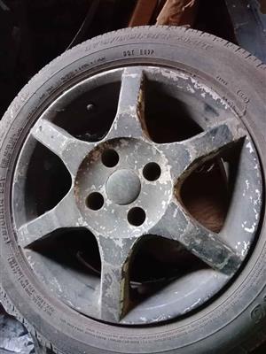 MAG wheels 14" no tyre only 1 Peace I have.