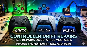 PS5 PS4 Xbox Controller Drift Repairs