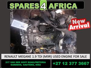 Renault Megane 1.9 TDI used engine for sale 
