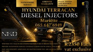  DIESEL INJECTORS HYUNDAI 2.9 TERRICAN