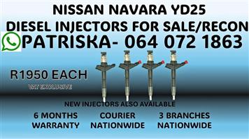POWER STARTS WITH NISSAN NAVARA YD25 DIESEL INJECTORS FOR SALE 