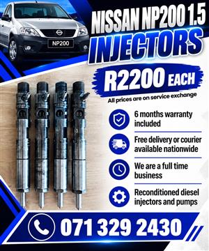 NISSAN NV200 1.5 INJECTORS FOR SALE WITH WARRANTY 