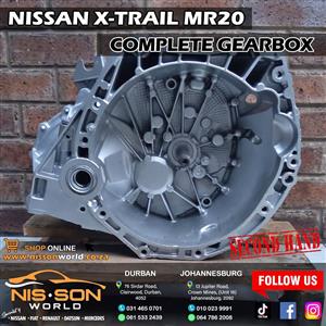 NISSAN X-TRAIL MR20 COMPLETE GEARBOX