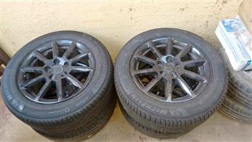 16 inch mag rims with tyres