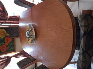 Wooden Dining room set 8 chairs
