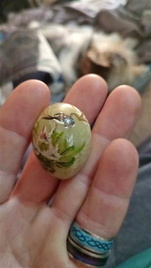 pheasant bird jade egg