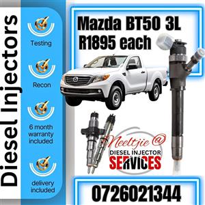 Mazda BT50 3L diesel injectors for sale