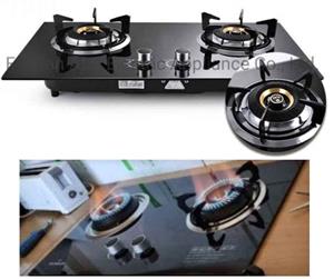 2 Plate Built-in Glass Gass Stove with auto ignition, New with warranty and FREE DELIVERY