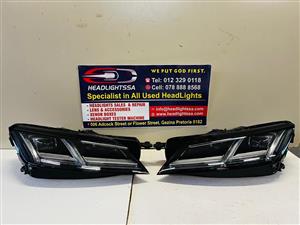Audi TT left and right side LED headlights 