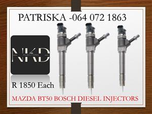 MAZDA BT50 DIESEL INJECTORS FOR SALE OR TO RECON
