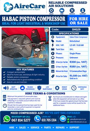 HABAC - Refurbished Compressor 