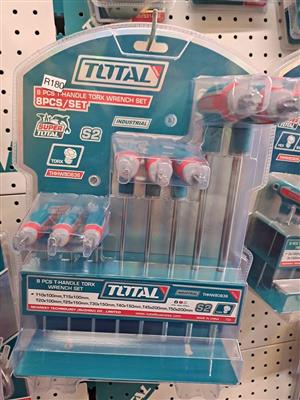 Brand New Total Tools 8 Pieces t-handle Torx wrench set