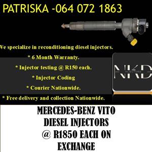 VITO MERCEDES DIESEL INJECTORS FOR SALE