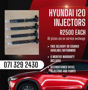 HYUNDAI I20 INJECTORS FOR SALE WITH WARRANTY INCLUDED 