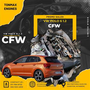 VW Polo 6 1.2 CFW Engine for Sale