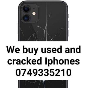 we buy cracked Iphones 