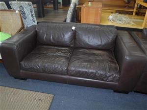 2x 2 Seater Leather  Couch