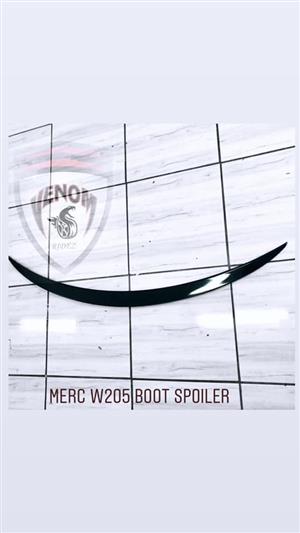 Mercedes Benz W205 boot spoiler