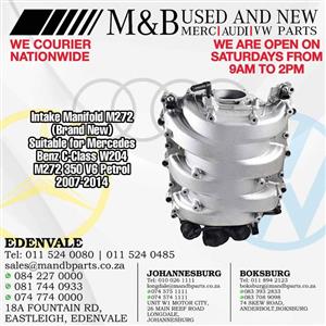 Intake Manifold M272 (Brand New) Suitable for Mercedes-Benz C-Class W204 M272 350 V6 Petrol