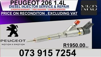 Peugeot 206 1.4L Diesel Injectors