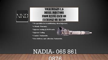 DIESEL INJECTORS FOR VOLKSWAGEN 1.6
