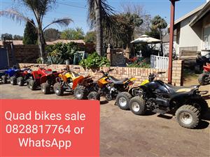 Quad bikes for sale.