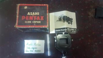 Asahi pentax bellows 2 slide copier.