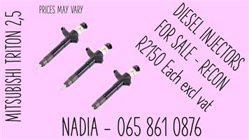 MITSUBISHI TRITON 2,5 BEST QUALITY RECONDITIONED INJECTORS FOR SALE SOSHANGUVE