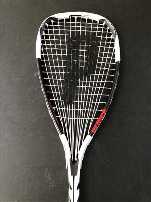 Prince Squash racquet with matching carry bag - priced due to condition