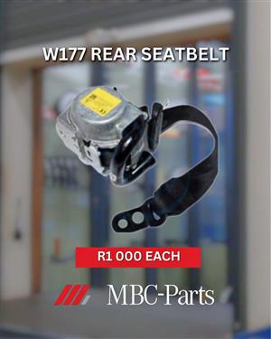 W177 Rear Seatbelt