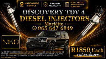 TRUSTED RESULTS DISCOVERY TDV4  DIESEL INJECTORS